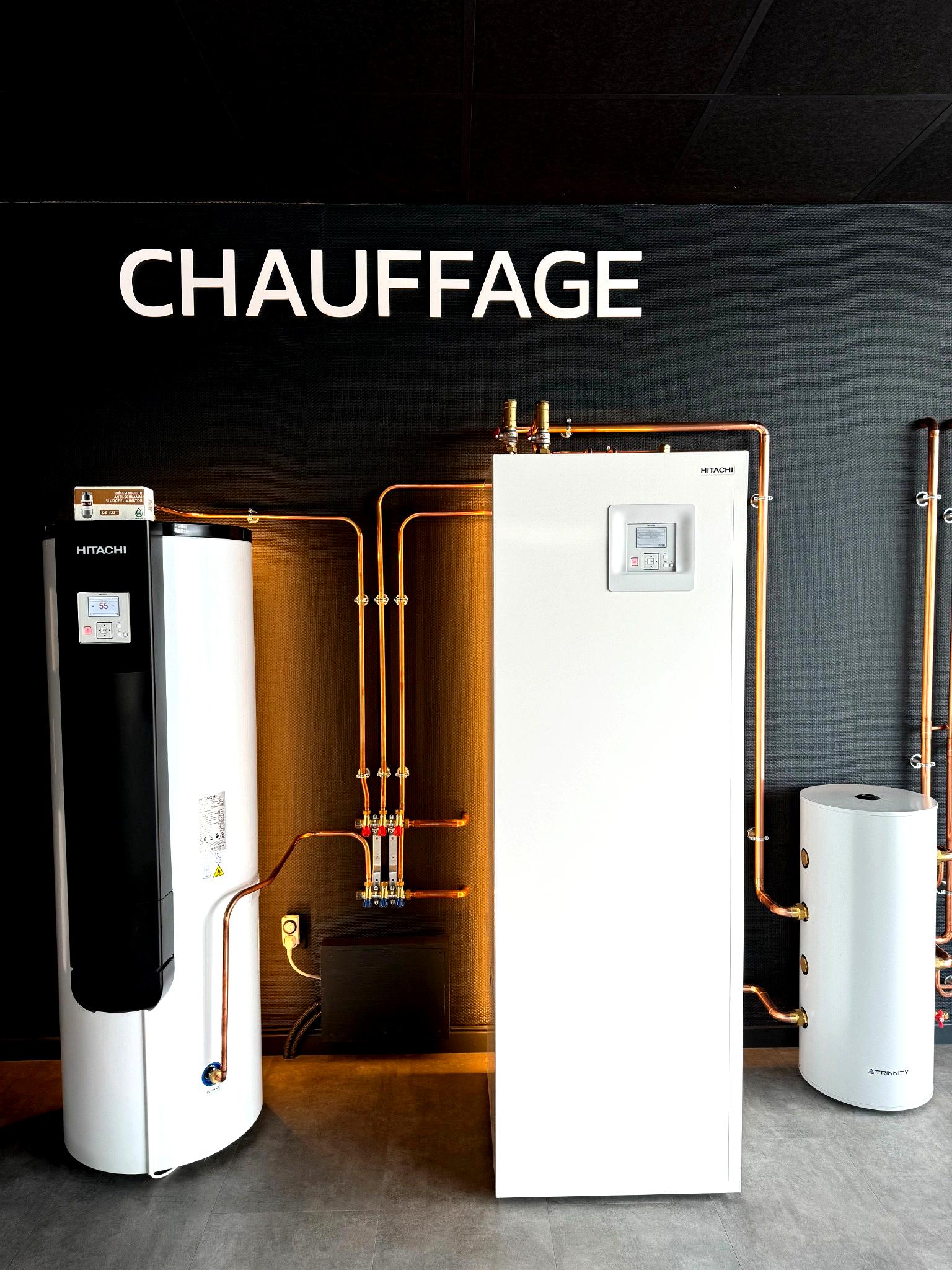 Photo chauffage showroom isoleplus Dijon